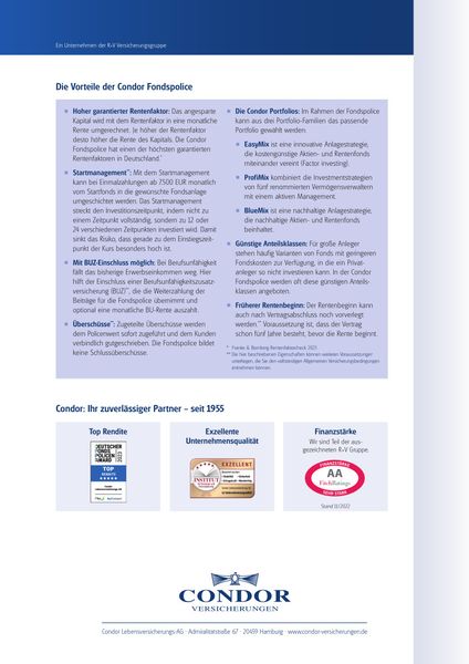 condor-privat-rente-sellingsheet-nachhaltig